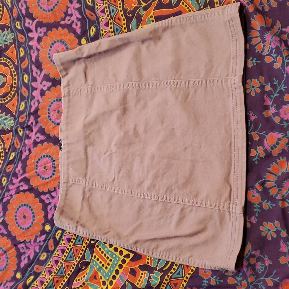 Mauve stretch skirt